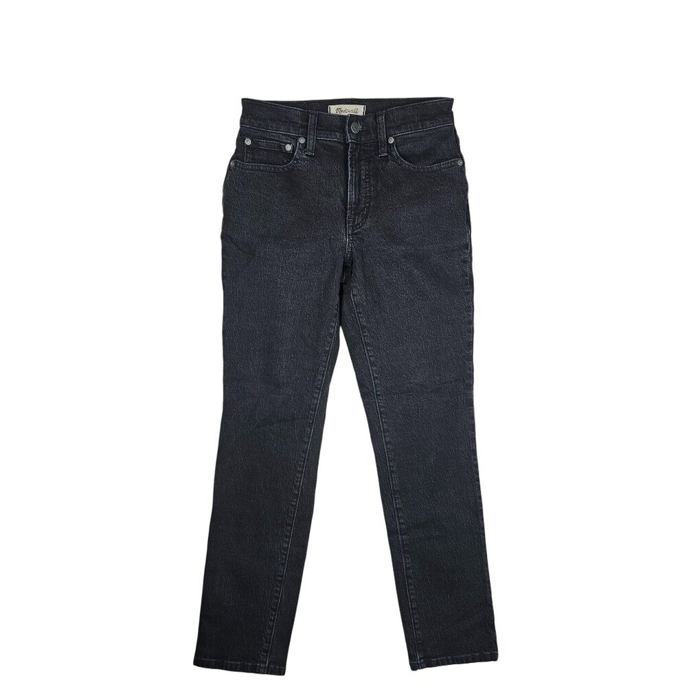 Madewell Mid-Rise Perfect Vintage Jean, Women's 24, Washed Black